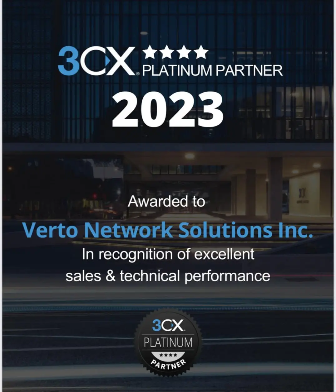 3CX Platinum Partnetship